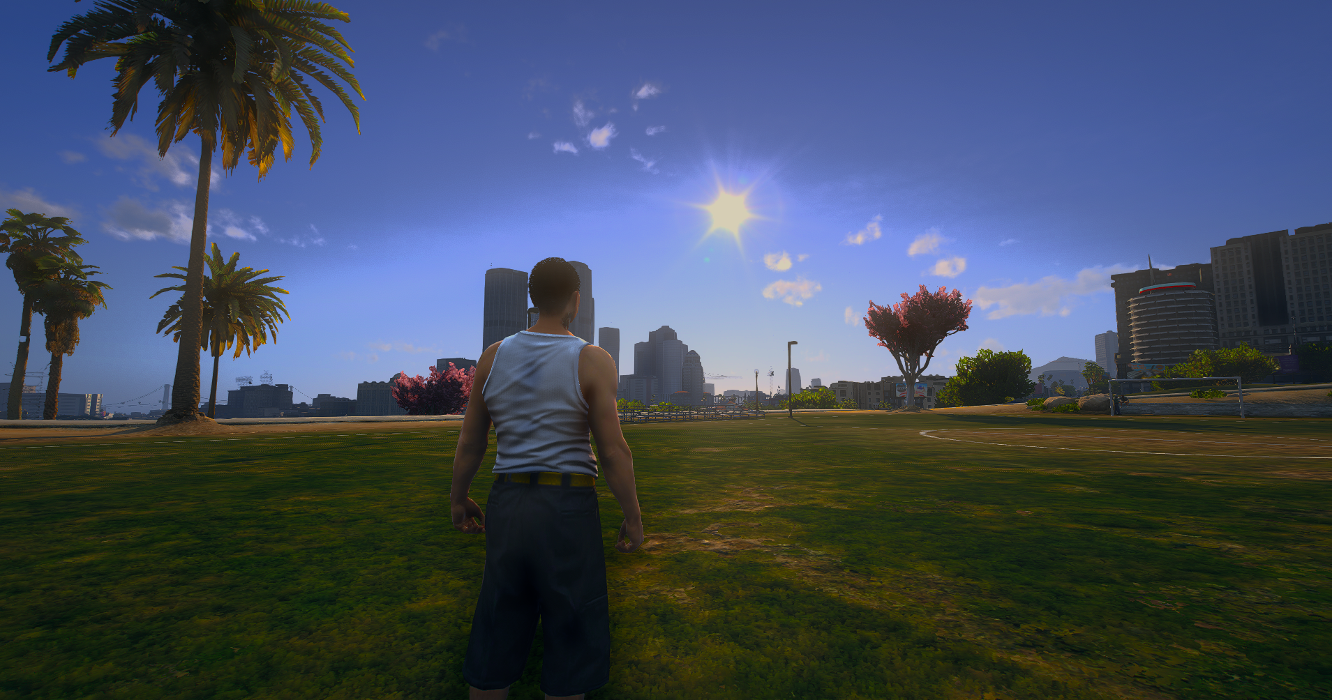 GTA V avec pack graphique QLT - Textures 4K, couleurs vibrantes et effets visuels améliorés pour FiveM